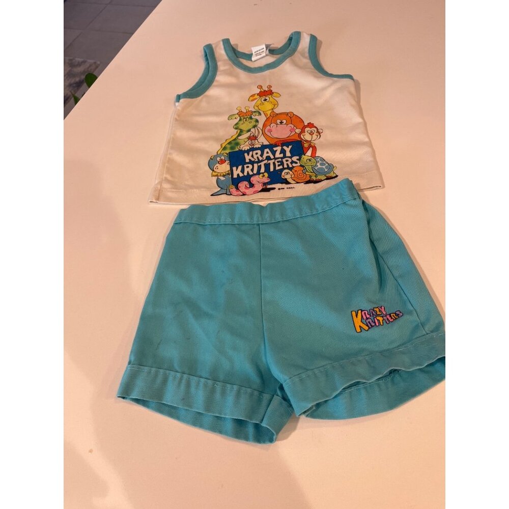 Krazy Kritters Toddler 2-Piece Tank Top & Shorts Set